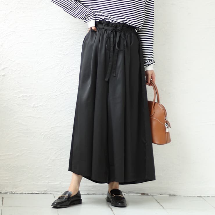 ブラック | 大きいサイズ レディース ボトムス | GOLDJAPAN　大きいサイズ専門店