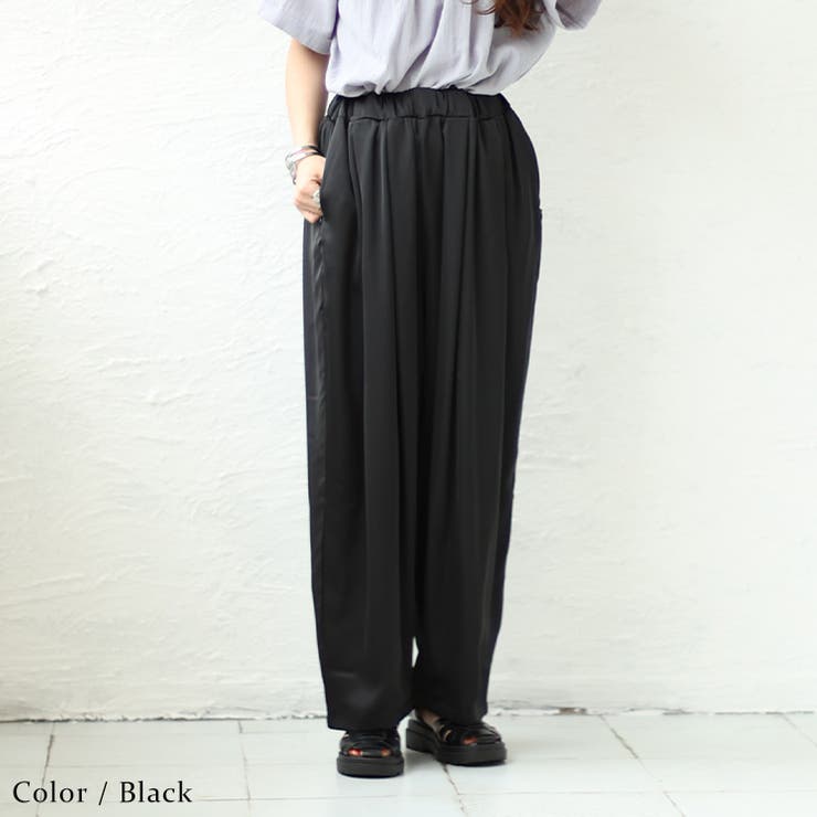 ブラック | 大きいサイズ レディース ボトムス | GOLDJAPAN　大きいサイズ専門店