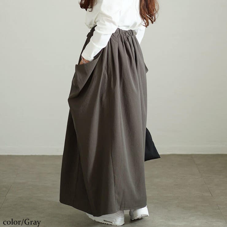 グレー | 大きいサイズレディース ボトムス スカート | GOLDJAPAN　大きいサイズ専門店