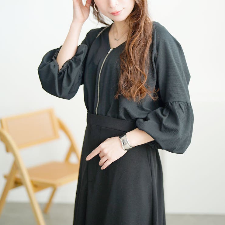 ブラック | 大きいサイズ レディース ワンピース | GOLDJAPAN　大きいサイズ専門店