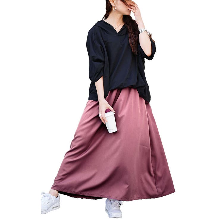 パープル | 大きいサイズ レディース ワンピース | GOLDJAPAN　大きいサイズ専門店