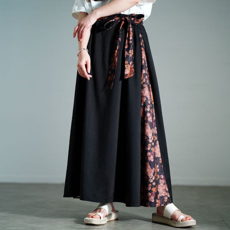 ブラック | 大きいサイズ レディース スカート | GOLDJAPAN　大きいサイズ専門店