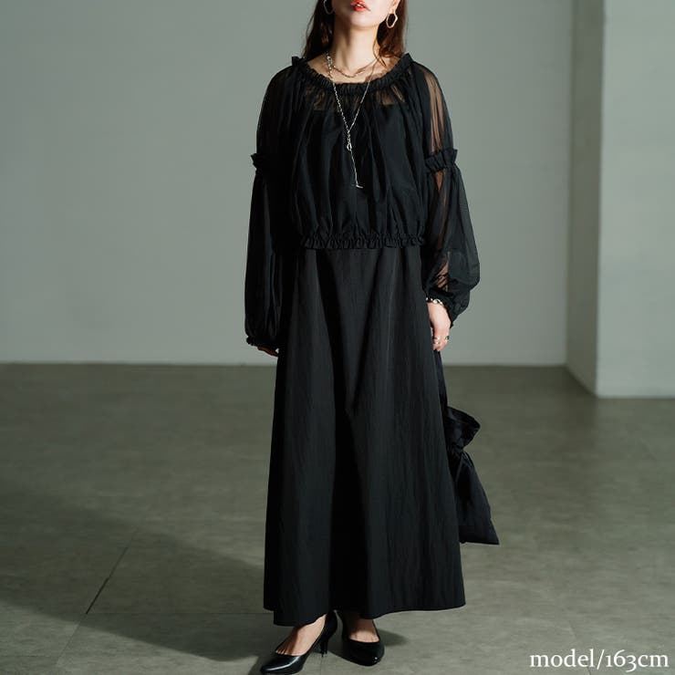 ブラック | 大きいサイズ レディース ワンピース | GOLDJAPAN　大きいサイズ専門店