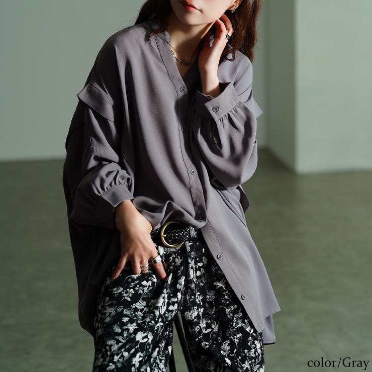 グレー | 大きいサイズ レディース トップス | GOLDJAPAN　大きいサイズ専門店