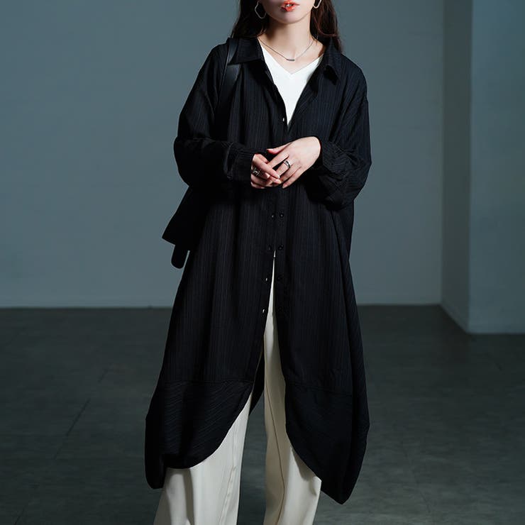 ブラック | 大きいサイズ レディース チュニック | GOLDJAPAN　大きいサイズ専門店