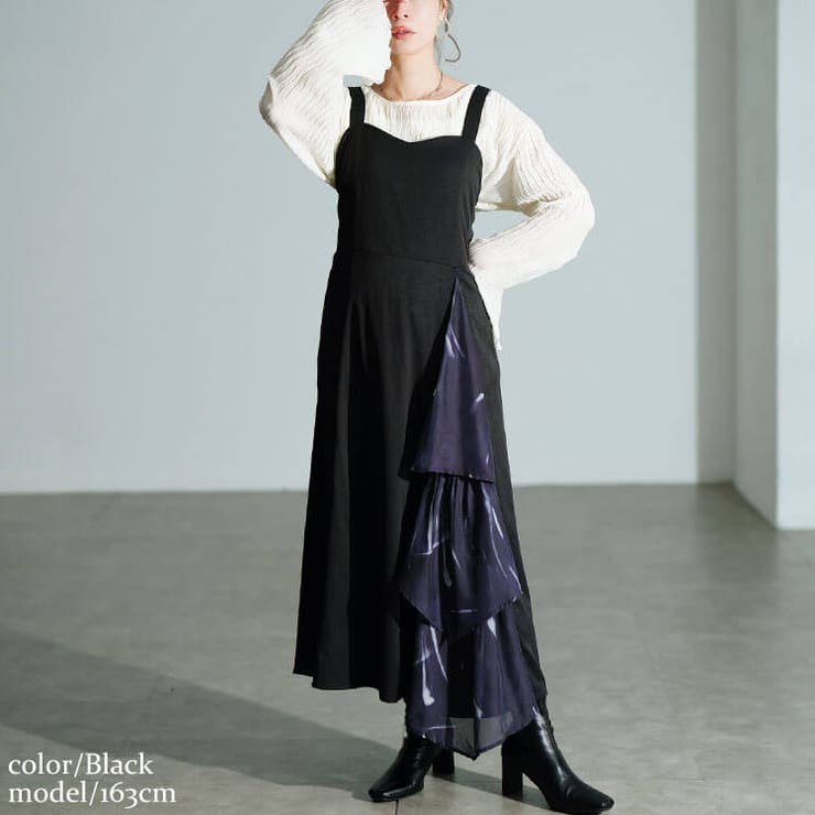 ブラック | 大きいサイズ レディース ワンピース | GOLDJAPAN　大きいサイズ専門店