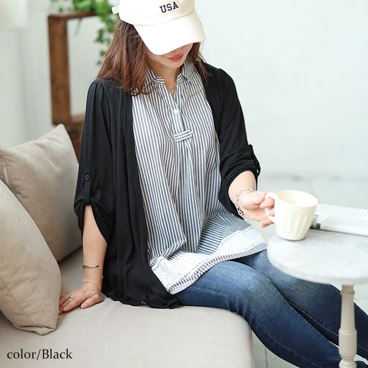 ブラック | 大きいサイズ レディース トップス | GOLDJAPAN　大きいサイズ専門店