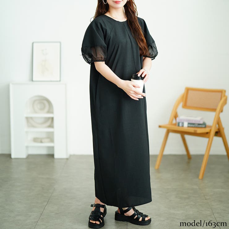 ブラック | 大きいサイズ レディース ワンピース | GOLDJAPAN　大きいサイズ専門店