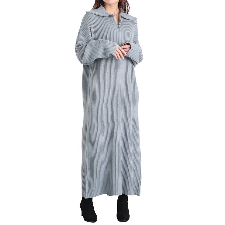 ブルー | 大きいサイズ レディース ワンピース | GOLDJAPAN　大きいサイズ専門店