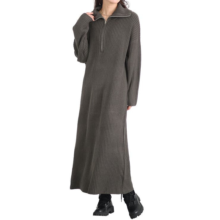 チャコール | 大きいサイズ レディース ワンピース | GOLDJAPAN　大きいサイズ専門店