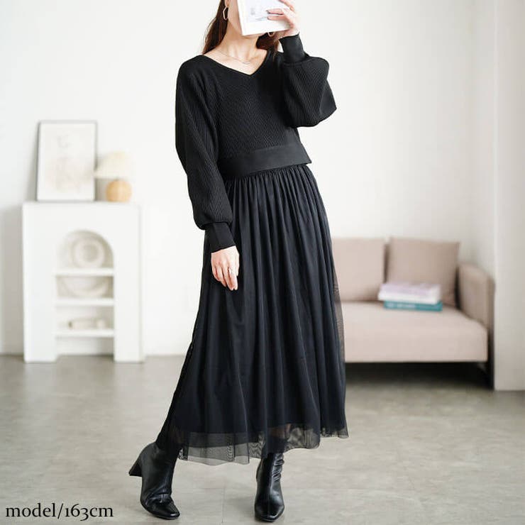 ブラック | 大きいサイズ レディース ワンピース | GOLDJAPAN　大きいサイズ専門店