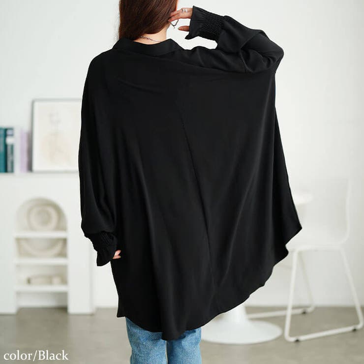 ブラック | 大きいサイズ レディース チュニック | GOLDJAPAN　大きいサイズ専門店
