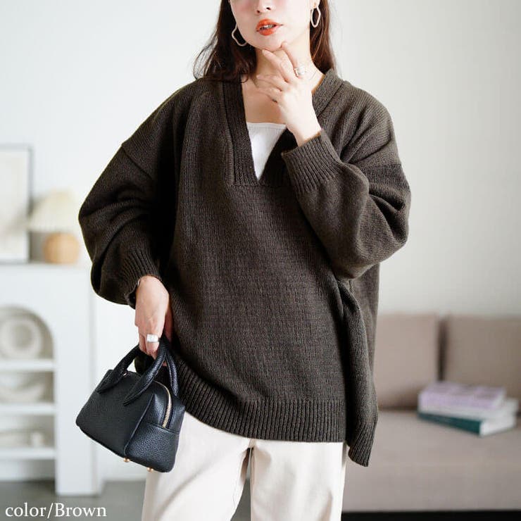 ブラウン | 大きいサイズ レディース トップス | GOLDJAPAN　大きいサイズ専門店