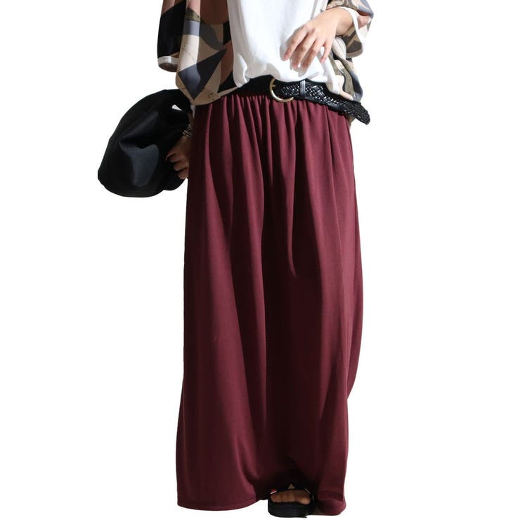 ダークパープル | 大きいサイズ レディース ボトムス | GOLDJAPAN　大きいサイズ専門店