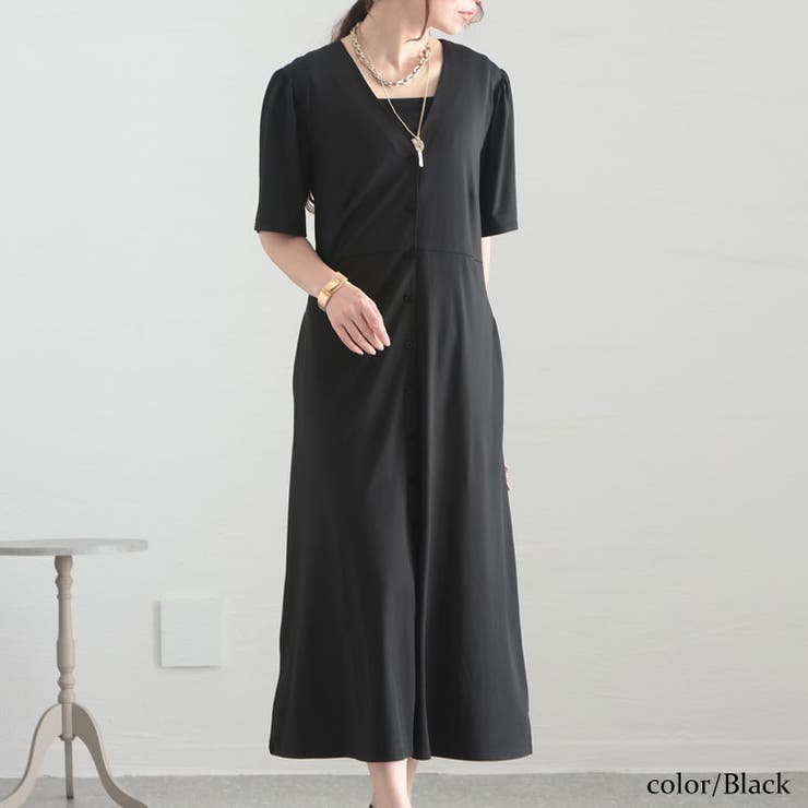 ブラック | 大きいサイズ レディース ワンピース | GOLDJAPAN　大きいサイズ専門店