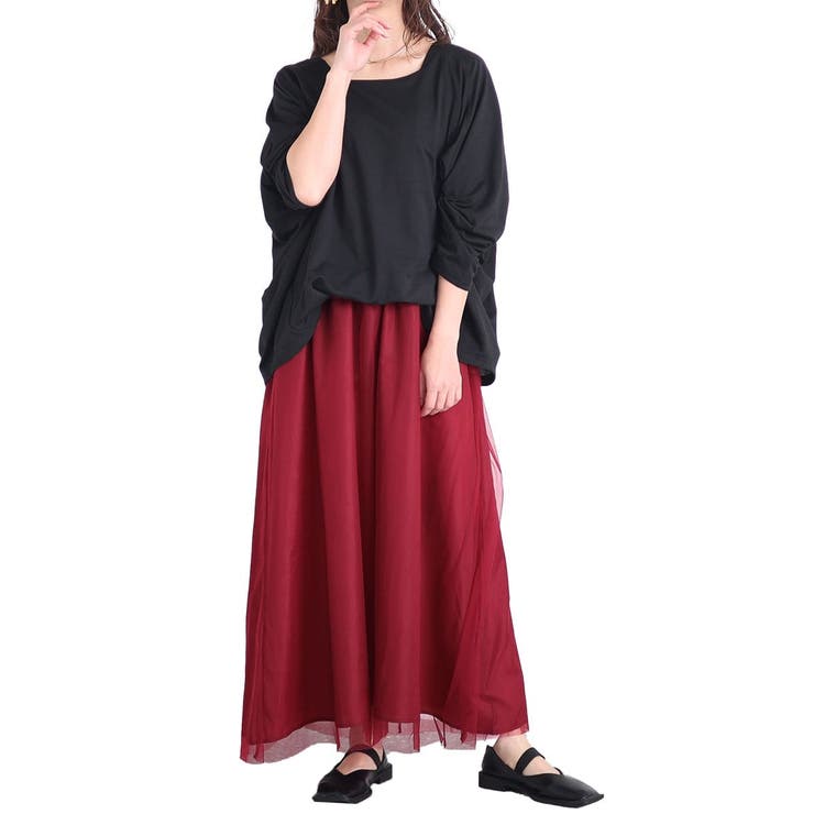 ワイン | 大きいサイズ レディース ワンピース | GOLDJAPAN　大きいサイズ専門店