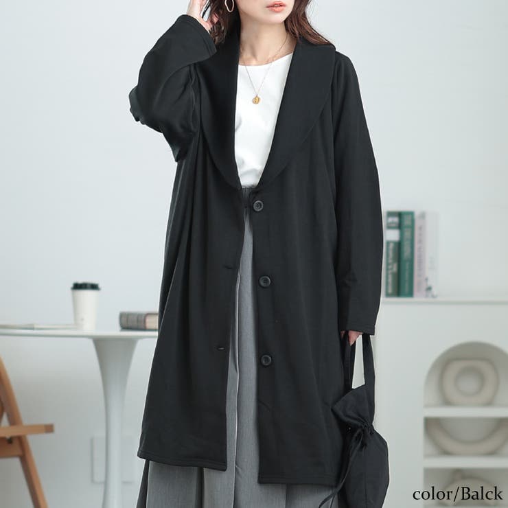 ブラック | 大きいサイズレディース アウター コート | GOLDJAPAN　大きいサイズ専門店