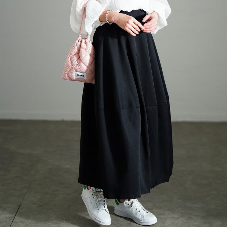 ブラック | 大きいサイズ レディース スカート | GOLDJAPAN　大きいサイズ専門店