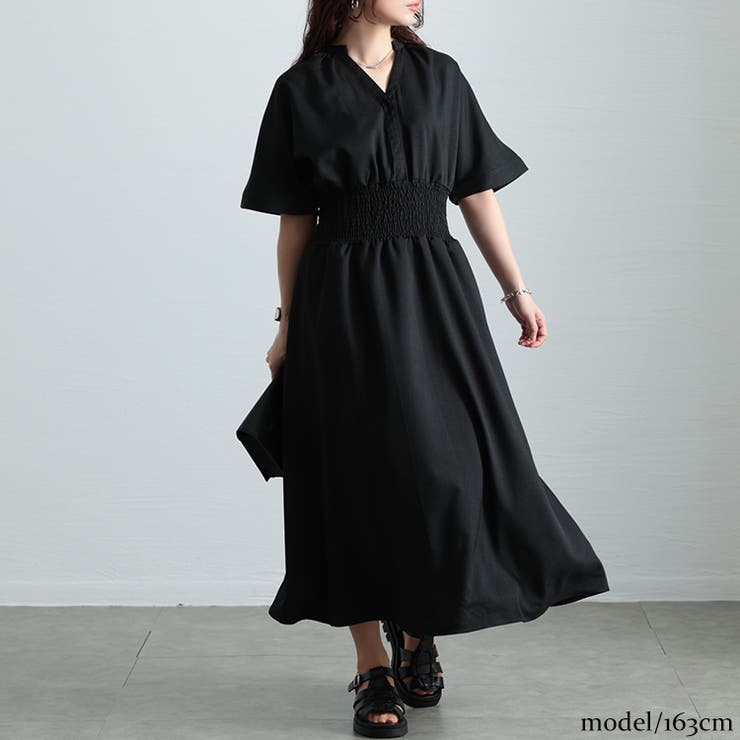 ブラック | 大きいサイズ レディース ワンピース | GOLDJAPAN　大きいサイズ専門店