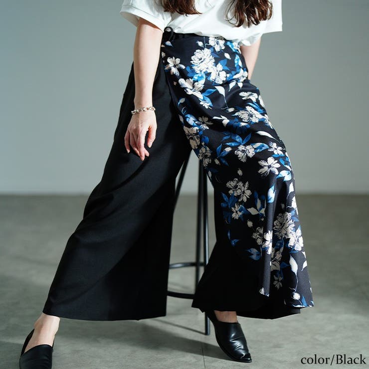 ブラック | 大きいサイズ レディース パンツ | GOLDJAPAN　大きいサイズ専門店