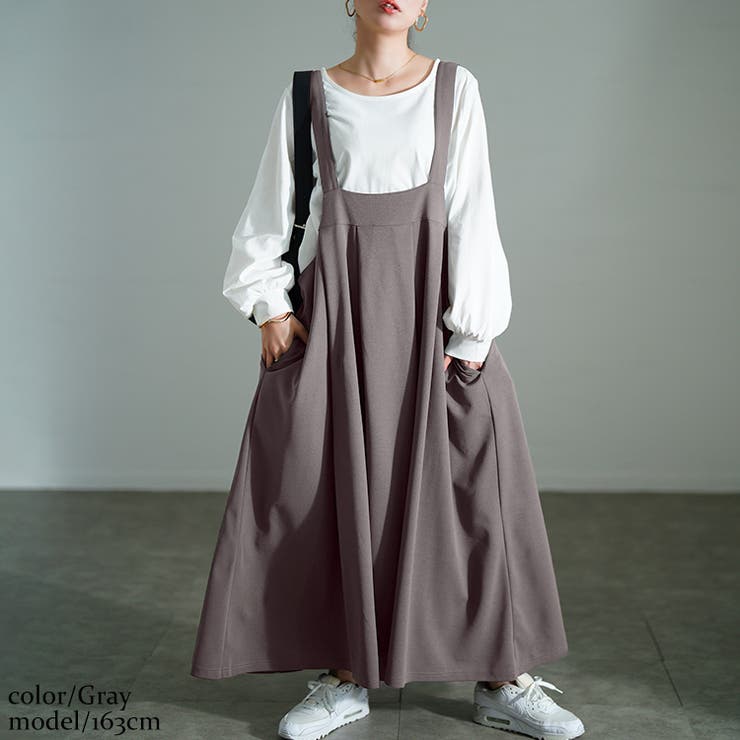 グレー | 大きいサイズ レディース ワンピース | GOLDJAPAN　大きいサイズ専門店