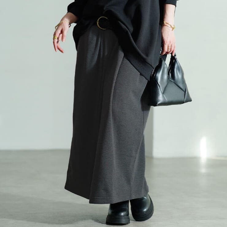 チャコール | 大きいサイズ レディース スカート | GOLDJAPAN　大きいサイズ専門店