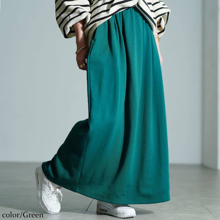 グリーン | 大きいサイズ レディース スカート | GOLDJAPAN　大きいサイズ専門店