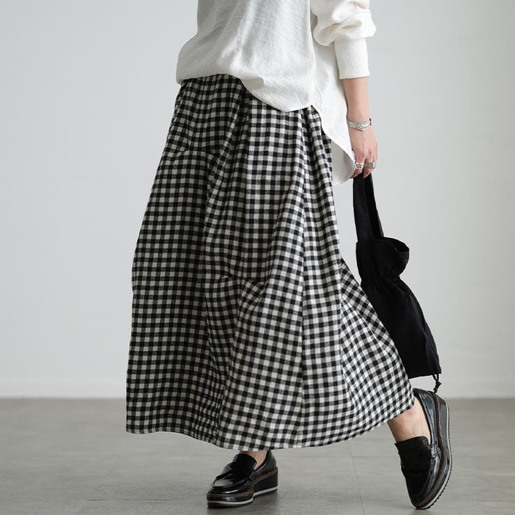 ギンガムチェック | 大きいサイズ レディース スカート | GOLDJAPAN　大きいサイズ専門店
