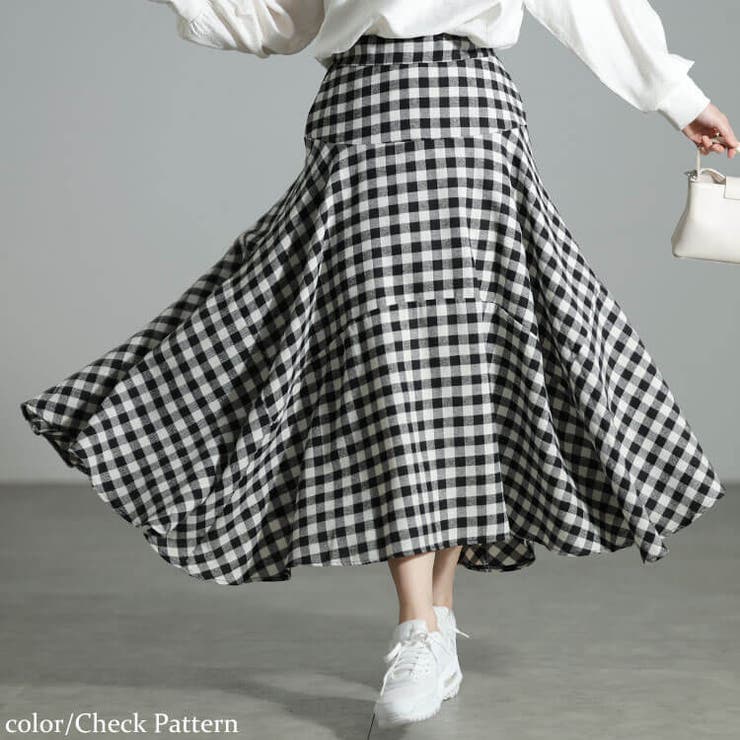 チェック柄 | 大きいサイズ レディース スカート | GOLDJAPAN　大きいサイズ専門店