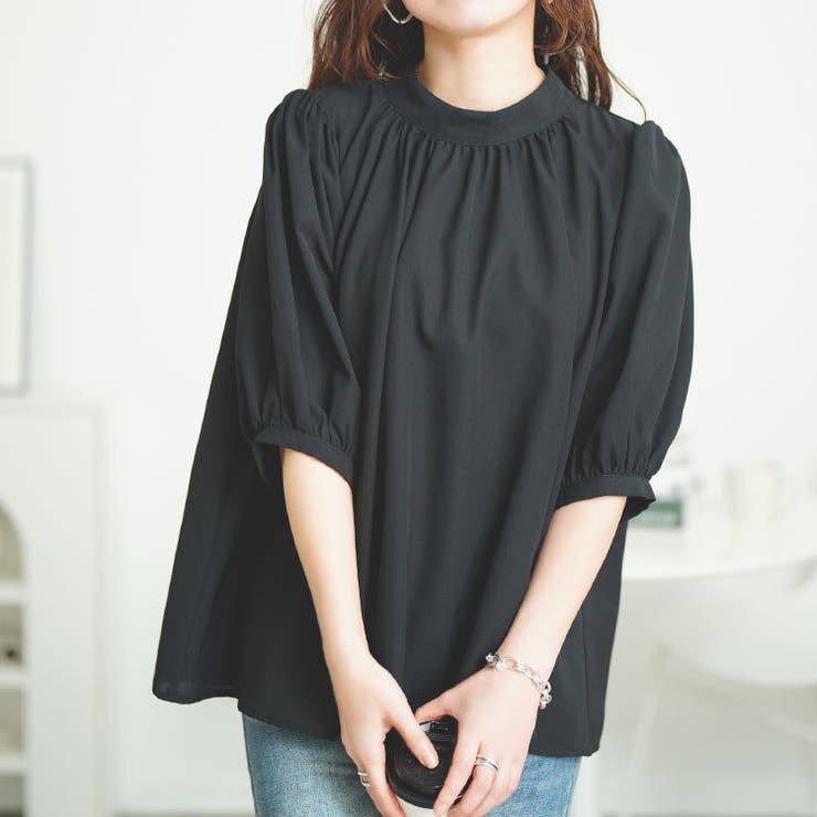 ブラック | 大きいサイズ レディース トップス | GOLDJAPAN　大きいサイズ専門店