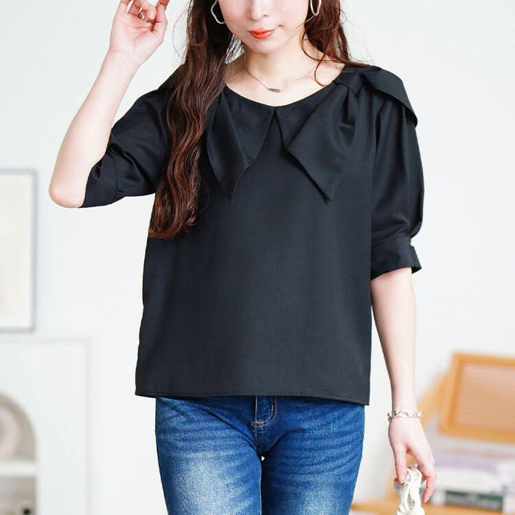 ブラック | 大きいサイズ レディース トップス | GOLDJAPAN　大きいサイズ専門店