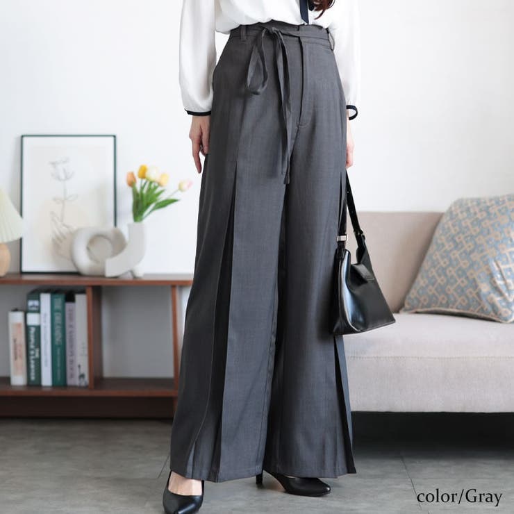 グレー | 大きいサイズ レディース パンツ | GOLDJAPAN　大きいサイズ専門店