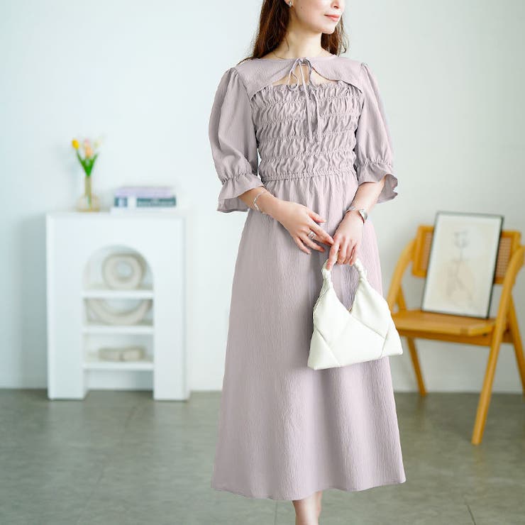 グレー | 大きいサイズ レディース ワンピース | GOLDJAPAN　大きいサイズ専門店