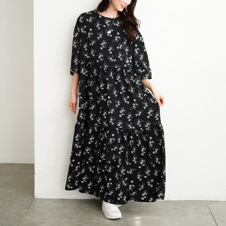 ブラック | 大きいサイズ レディース ワンピース | GOLDJAPAN　大きいサイズ専門店