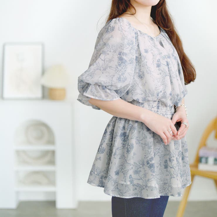 サックス | 大きいサイズ レディース トップス | GOLDJAPAN　大きいサイズ専門店