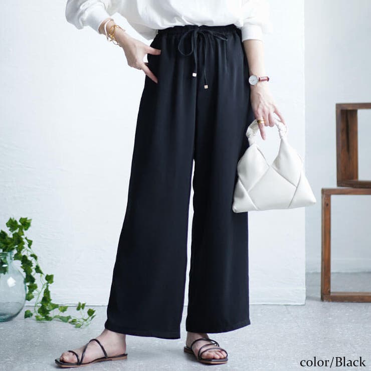 ブラック | 大きいサイズ レディース ボトムス | GOLDJAPAN　大きいサイズ専門店