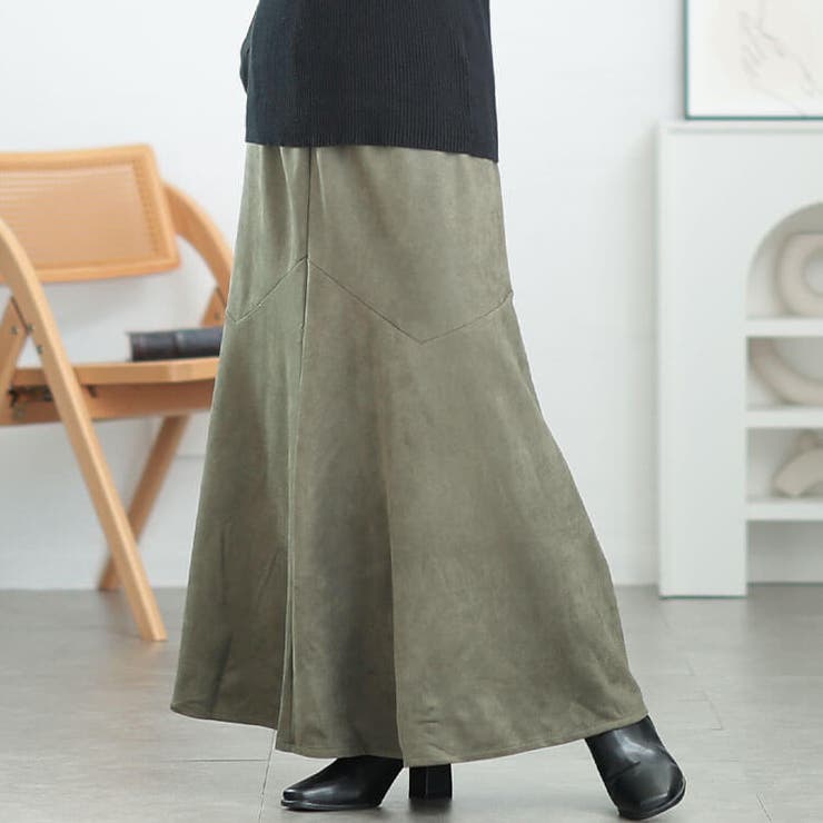 カーキ | 大きいサイズレディース スカート ボトムス | GOLDJAPAN　大きいサイズ専門店