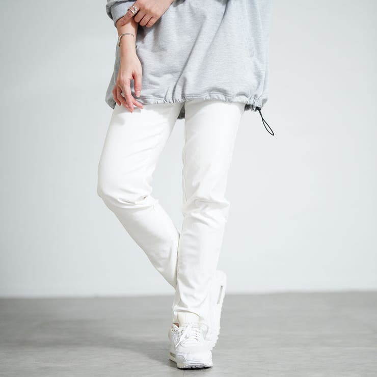 ホワイト | 大きいサイズレディース パンツ ズボン | GOLDJAPAN　大きいサイズ専門店
