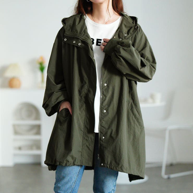 カーキ | 大きいサイズレディース アウター コート | GOLDJAPAN　大きいサイズ専門店