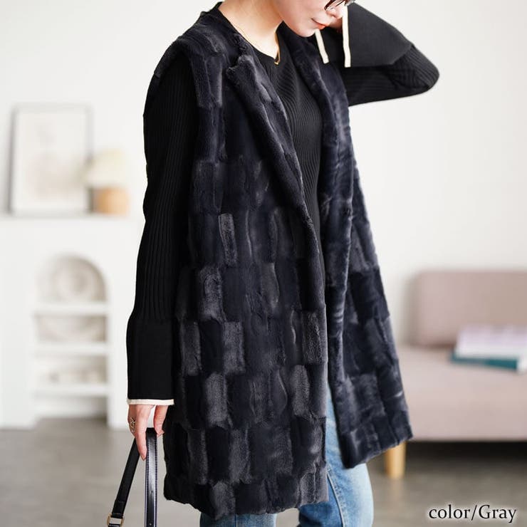 グレー | 大きいサイズ レディース アウター | GOLDJAPAN　大きいサイズ専門店