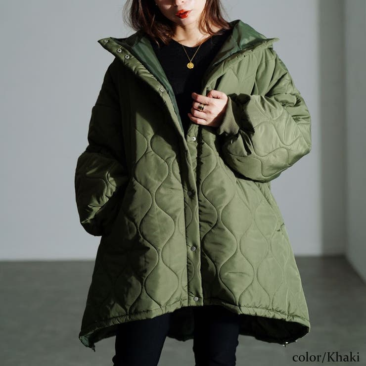 カーキ | 大きいサイズ レディース アウター | GOLDJAPAN　大きいサイズ専門店