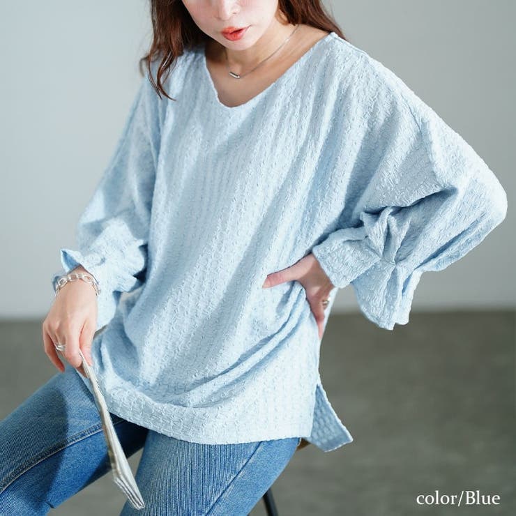 ブルー | 大きいサイズ レディース トップス | GOLDJAPAN　大きいサイズ専門店