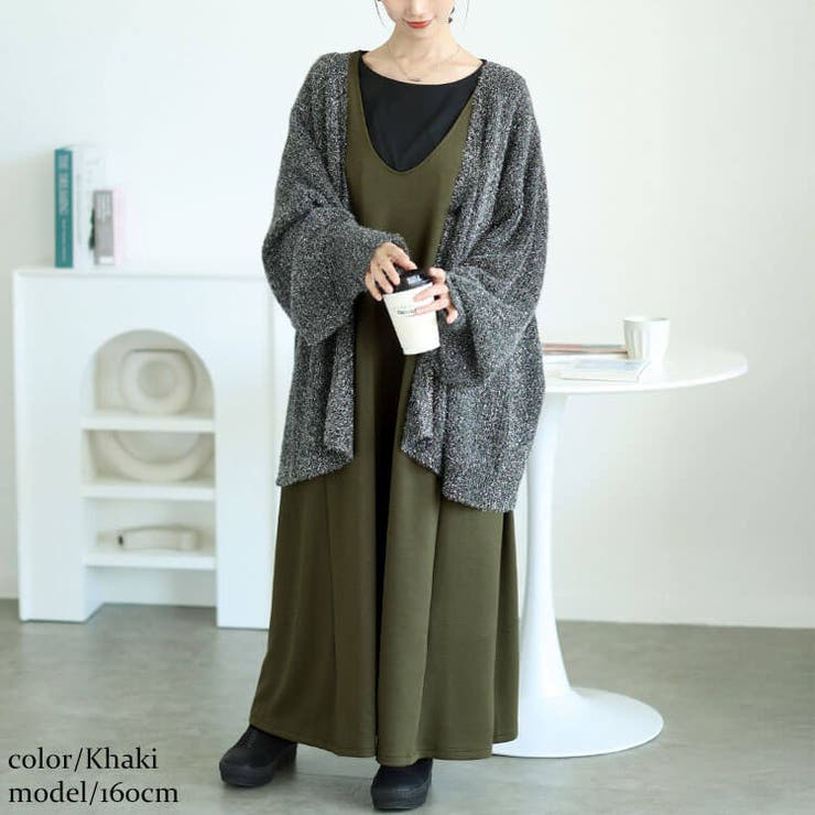 カーキ | 大きいサイズ レディース ワンピース | GOLDJAPAN　大きいサイズ専門店