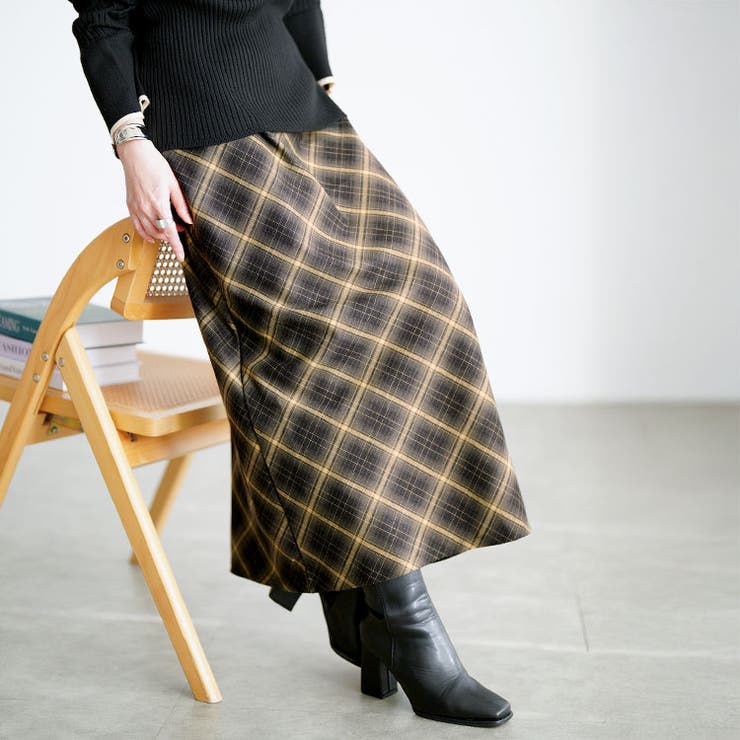 カーキ | 大きいサイズレディース スカート ボトムス | GOLDJAPAN　大きいサイズ専門店