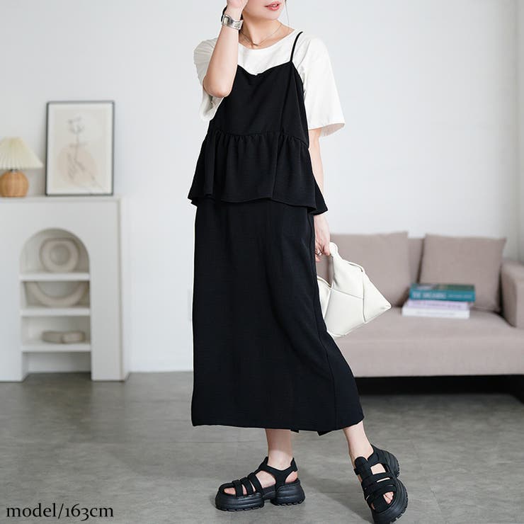 ブラック | 大きいサイズ レディース ワンピース | GOLDJAPAN　大きいサイズ専門店