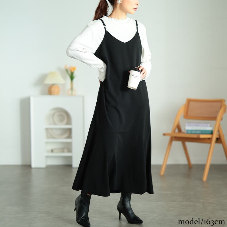 ブラック | 大きいサイズ レディース ワンピース | GOLDJAPAN　大きいサイズ専門店