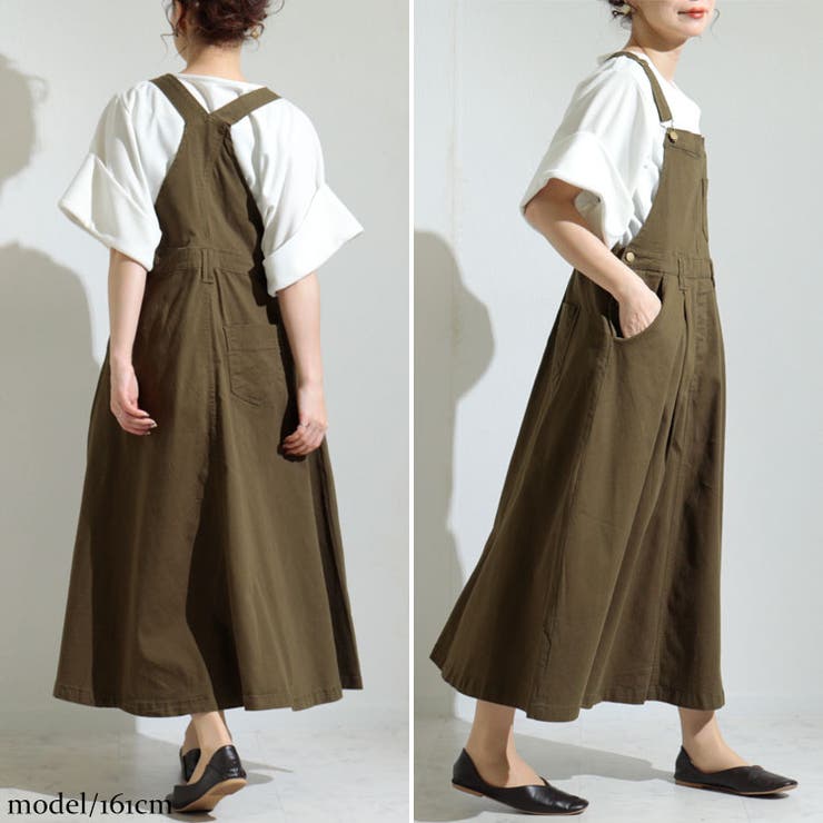 カーキ | 大きいサイズ レディース ワンピース | GOLDJAPAN　大きいサイズ専門店