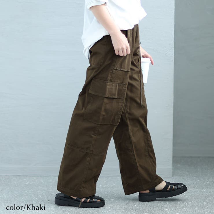 カーキ | 大きいサイズ レディース ボトムス | GOLDJAPAN　大きいサイズ専門店