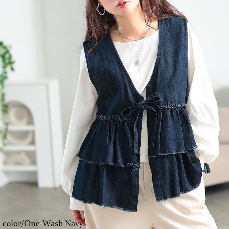 ワンウォッシュネイビー | 大きいサイズ レディース トップス | GOLDJAPAN　大きいサイズ専門店