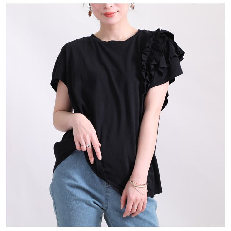 ブラック | 大きいサイズ レディース トップス | GOLDJAPAN　大きいサイズ専門店